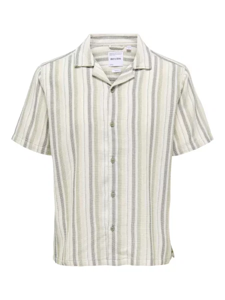 Only & Sons Košulja ONSTREV pijeska / sivkasto / maslinasta / tamno zelena bež