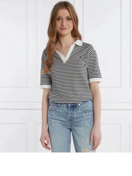 Tommy Hilfiger Tenisz póló LYOCELL | Relaxed fit kék