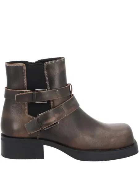 Botine Ash cu cataramă maro