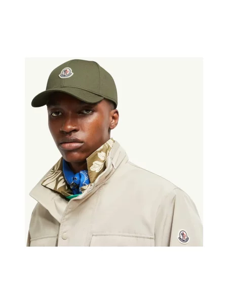 Czapka z daszkiem Moncler zielona