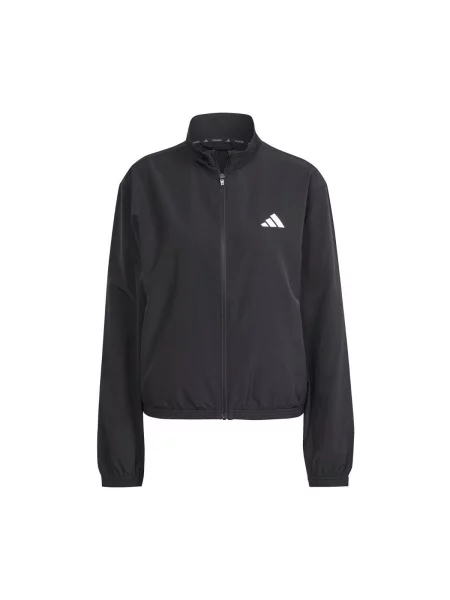 ADIDAS PERFORMANCE Sportovní bunda Essentials černá bílá