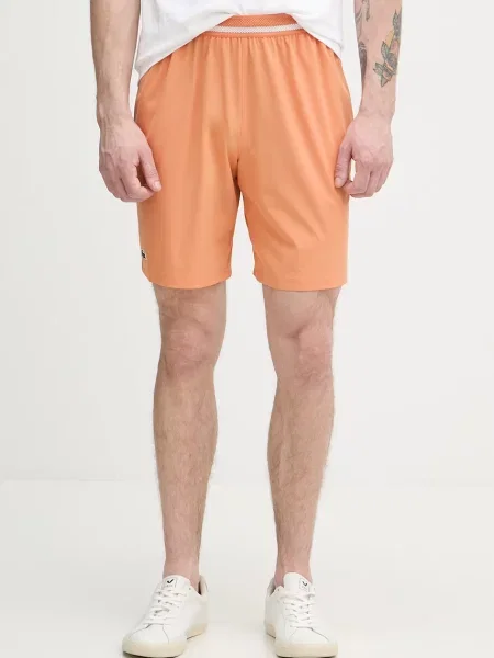 Lacoste σορτς Ανδρικά πορτοκαλί