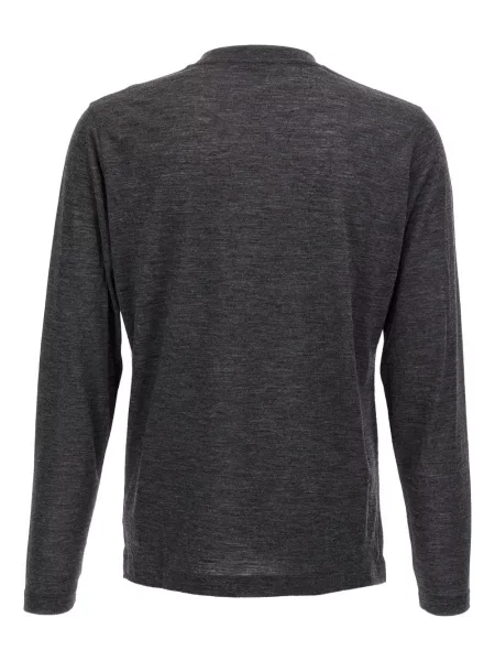 Tricou Zanone cu decolteu rotund gri