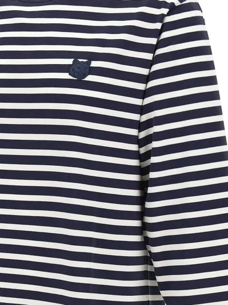 Pulover Maison Kitsune albastru