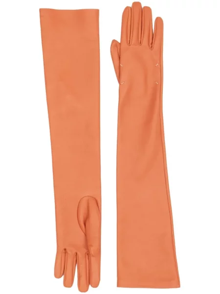 Rękawiczki Maison Margiela skórzane