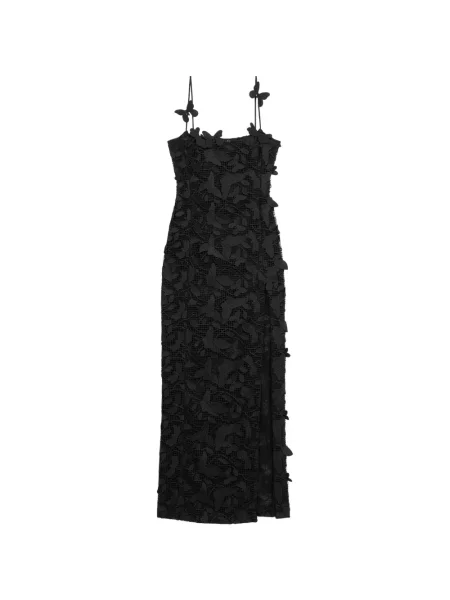 Rochie maxi Blumarine cu aplicații negru