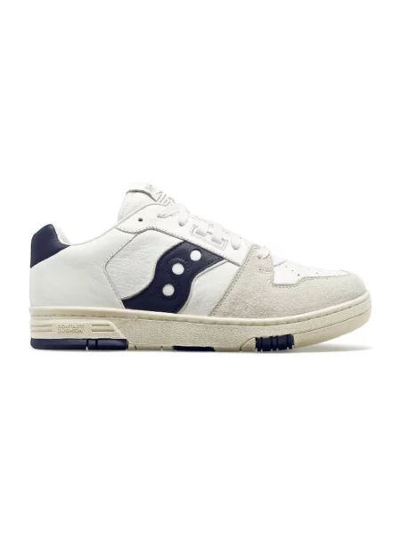 Sneakersy Saucony skórzane do golfa białe