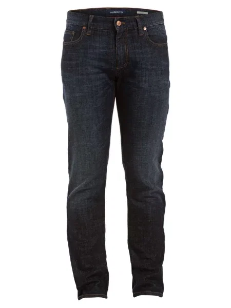 Alberto Džíny Pipe Regular Slim Fit tmavě modrá