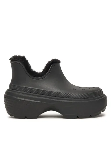 Snehule Crocs Stomp Lined Shorty Boot čierna