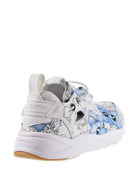 Sneakerși Reebok cu model floral alb