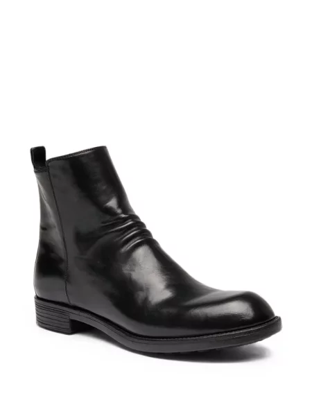 Cizme scurte Officine Creative din piele negru