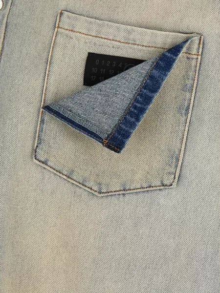 Traper košulja Mm6 Maison Margiela plava