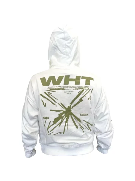 Hanorac cu glugă Off-white alb