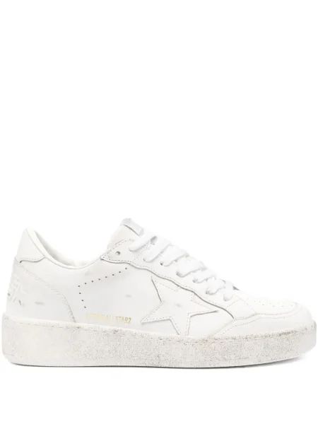 Sneakerși Golden Goose Ball Star din piele alb
