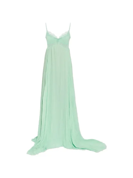 Maxi rochie maxi Blumarine din dantelă de costum verde