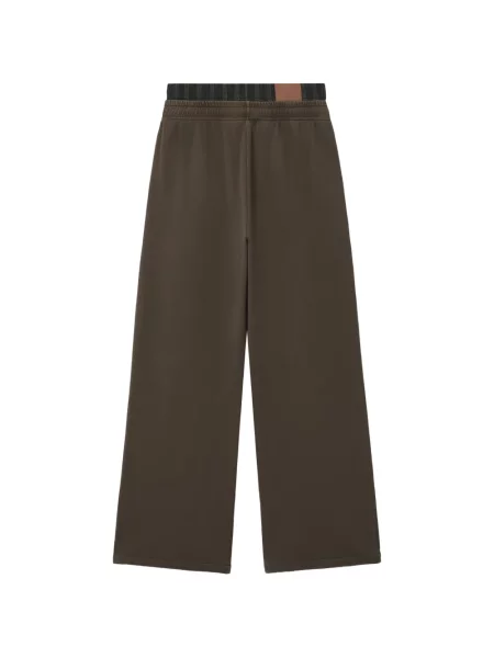 Pantaloni Izzue alergare cu cordon maro
