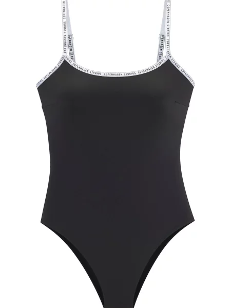 Copenhagen Studios Costum de baie întreg negru alb