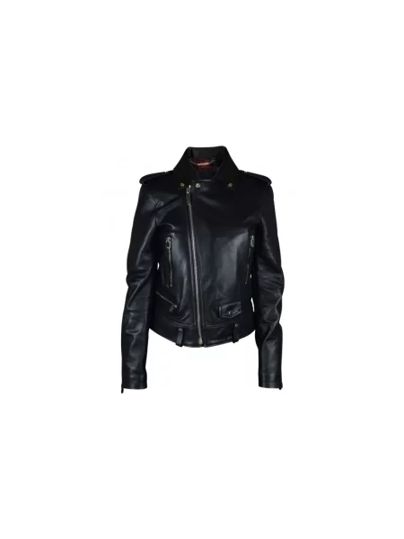 Kurtka skórzana Philipp Plein czarna