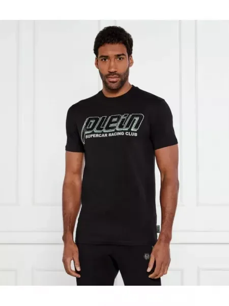 Philipp Plein Tricou Racing Club negru