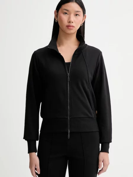 G-Star bluză uni negru