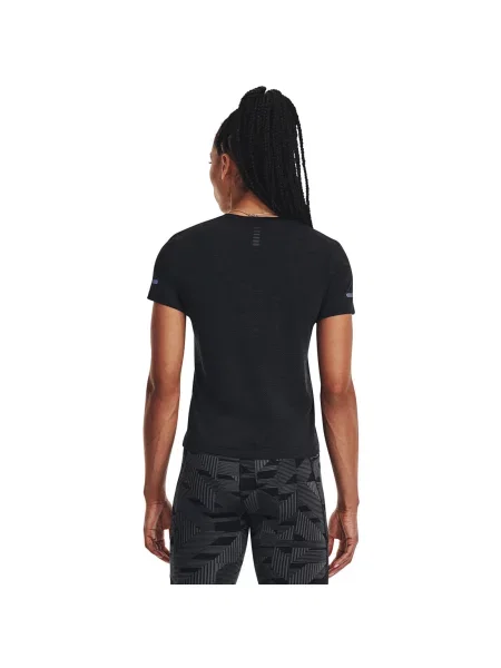 Tričko Under Armour Seamless Stride Ss Black M černé