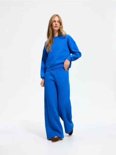 Reserved Pantaloni sport cu conținut ridicat de albastru