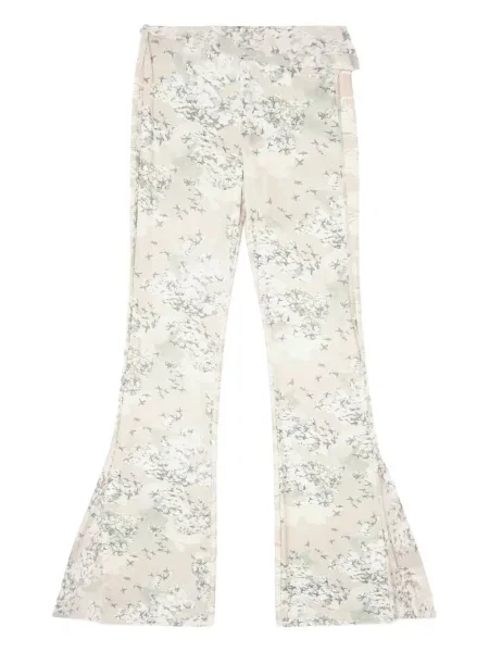 Pantaloni Diesel cu model floral cu imagine