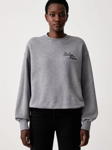 Calvin Klein Jeans hanorac pentru femei cu gri