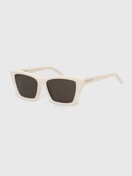Saint Laurent ochelari de soare femei alb