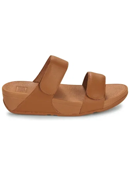 Kožené tenisky Fitflop hnedá