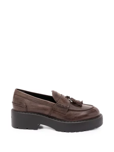 Pantofi loafer Miu Miu chunky maro
