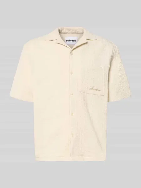 Koszula casualowa o kroju regular fit z wyhaftowanym logo Review