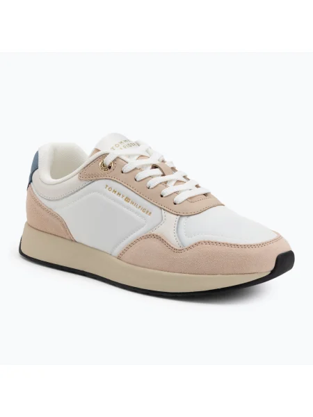 Dámske topánky Tommy Hilfiger Runner ecru modrá