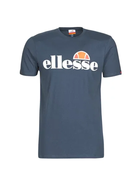 ELLESSE Tričko Prado námořnická modř / oranžová / červená bílá