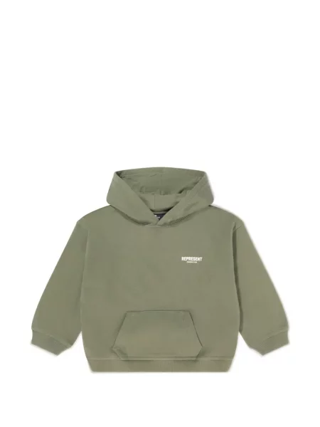 Bluza z kapturem dziecięca Represent Mini zielona