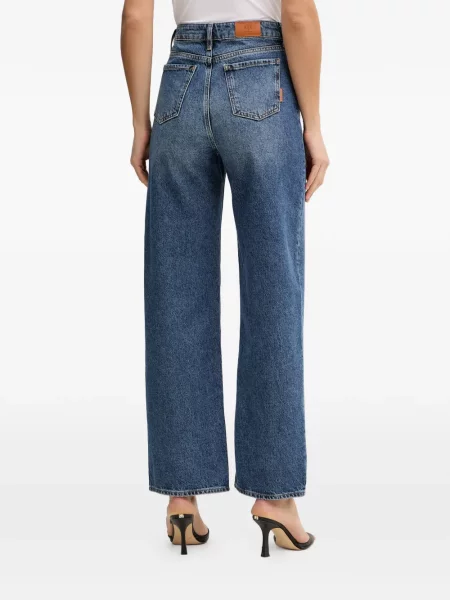 Blugi Armani Exchange cu autograf albastru