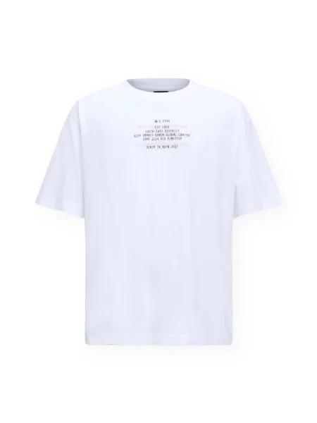 G-STAR Tricou negru alb