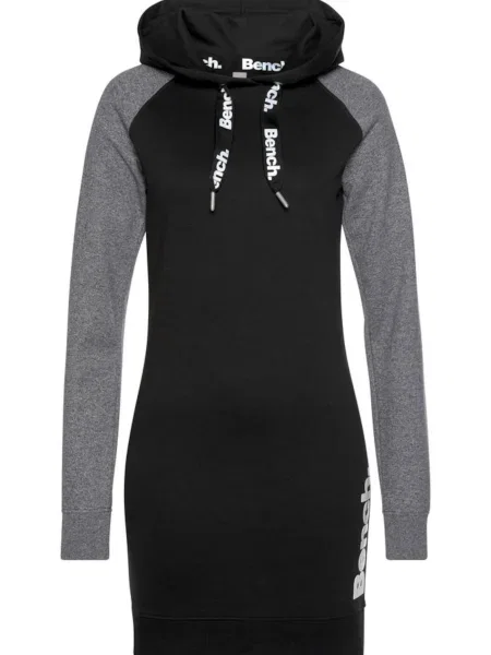 BENCH Obleka / pegasto črna