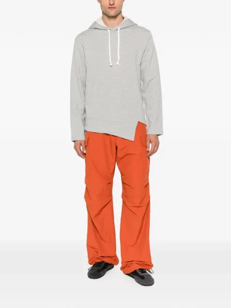 Ασύμμετρο hoodie Comme Des Garçons Shirt γκρι
