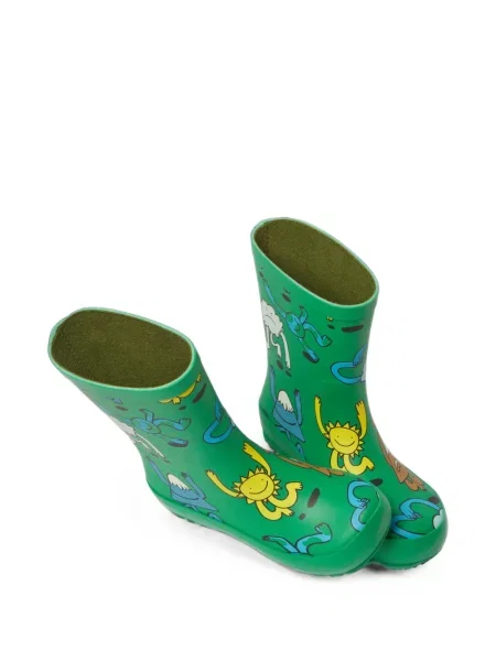 Botki dziecięce Stella Mccartney zielone