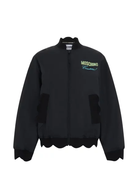 Geacă bomber Moschino cu imagine negru