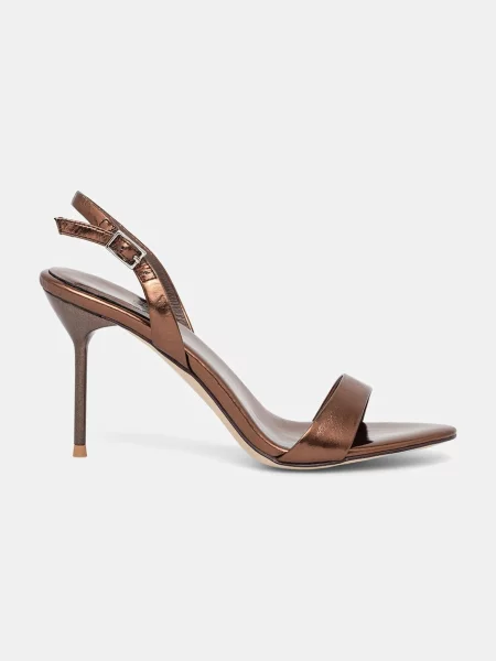 Usnjeni sandali Jeffrey Campbell Go-Getter rjava zlata