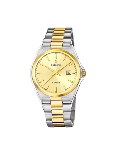 FESTINA Analogové hodinky Date watch ACERO CLASICO zlatá