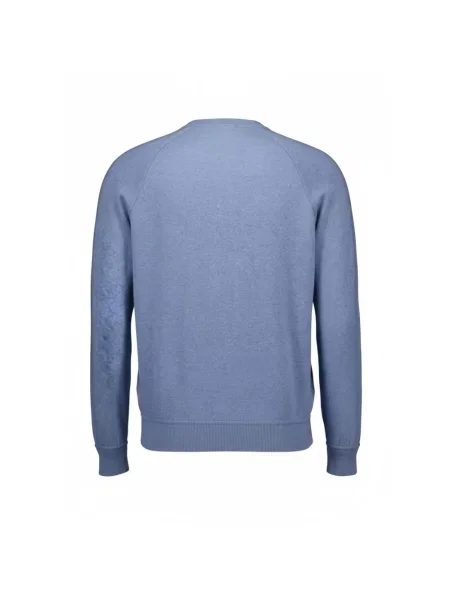 Sweter Filippo De Laurentiis wełniany niebieski