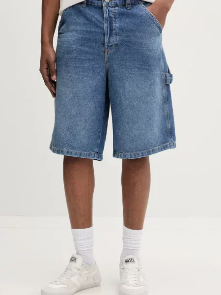 Diesel pantaloni scurți pentru bărbați din denim D-LIVERY-W albastru