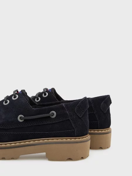 Замшевые туфли Tommy Jeans синие