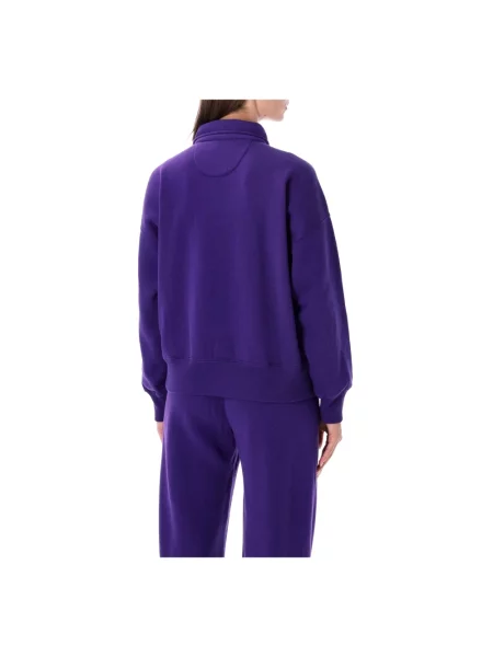 Bluza rozpinana Polo Ralph Lauren klasyczna z logo fioletowa