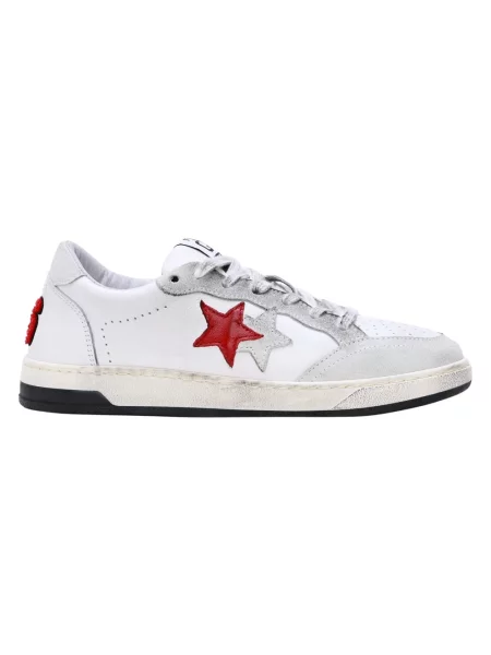 Sneakersy 2star skórzane białe