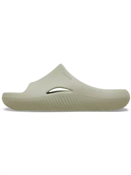 Crocs Šľapky svetlosivá