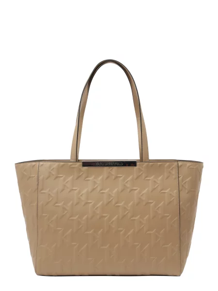Geantă shopper Karl Lagerfeld maro